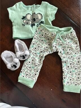 American Girl Kira’s Koala PJs for 18-inch Dolls Pajamas A941